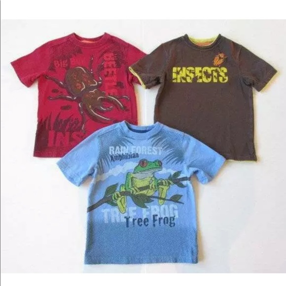 jumping beans Other - Jumping Beans M 5/6 Red Blue Frog Insects Shirt